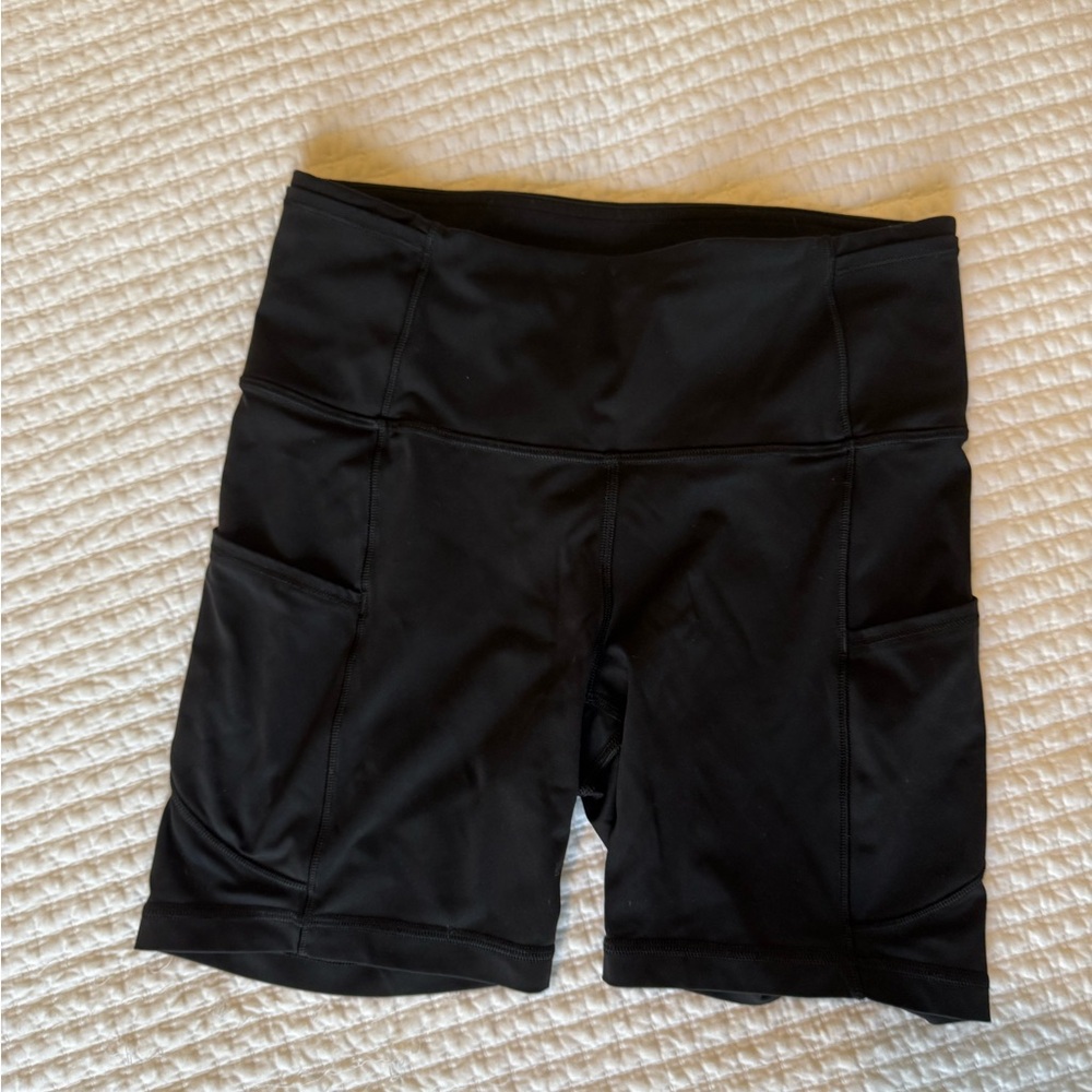 Lululemon Women's Black Biker Shorts